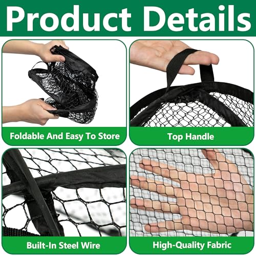 DECOHS 2 Pcs Pop-Up Mesh Plant Cover Tent, 22 x 22 x 22 Inch Garden Net Cage Guard Cover, Plant Protector Enclosure with 12 Ground Stakes for Protecting Plants Vegetable Fruit from Birds Insects - color: 22 x 22 x 22 inch