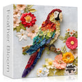 PICKRORU Bird Puzzles for Adults 1000 Piece, Parrot Flower Animal Jigsaw Puzzles Impossible, Unique Art Floral Puzzles Challenge - style: Colorful Parrot Puzzles