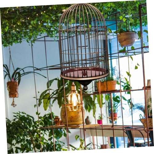 Toyvian Bird Cage Bottom Tray Replacement Waterproof Bird Toilet Pan for Parrots Non-Leak Poop Holder Easy to Clean - color: Coffee