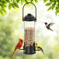 Bird Feeders for Outdoors Squirrel Proof, Elongated Oval | Effective Squirrel Block Design,Heavy-Duty Weather & Chew Resistant Build,Multi-Port Feeding & Large Seed Storage