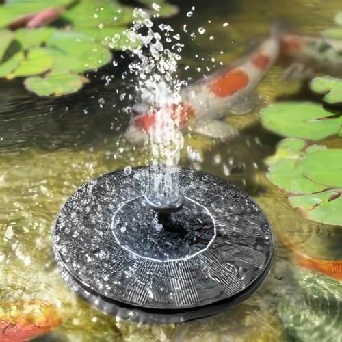 Solar Fountain, Solatec Solar Powered Bird Bath Fountain Pump 1.3W Solar Panel Kit Water Pump,Outdoor Watering Submersible Pump for Pond, Pool, Garden, Fish Tank, Aquarium