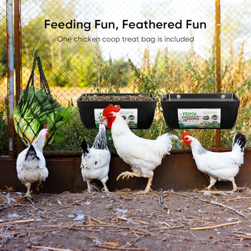 4 Pack Goat Feeders Hanging, 4.5 Quart Black Chicken Feeder, Rabbit Feeders | Feed Buckets for Horses with Clips Hanging Fence Feeders, Duck Feeder, Chicken Water Feeder, Poultry Feeding Trough - color: black