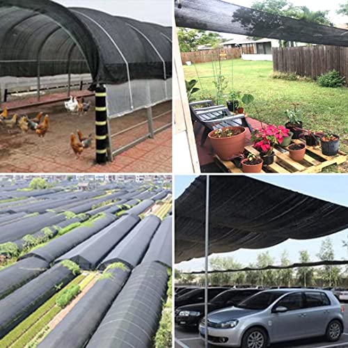 Shade Cloth- 90% Sunblock Net for Garden Patio,Shade Sails -for Plants Outdoor Pergola Lawn Sun Protection Covers for Chicken Coop, 3x12 FT - size: 3'x12'