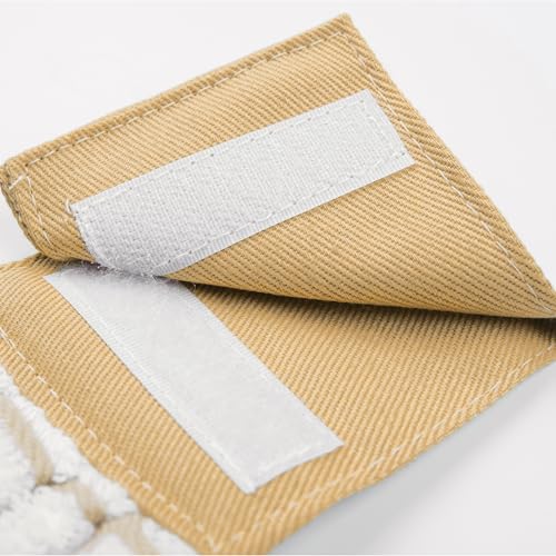 Ritz Premium 100% Cotton Solid and Multi Check Kitchen Tie Towel Absorbent, Super Soft, and Fast Drying Hang Towel, Set of Three, Straw - color: Straw, size: Solid & Multi Check - 3 Piece
