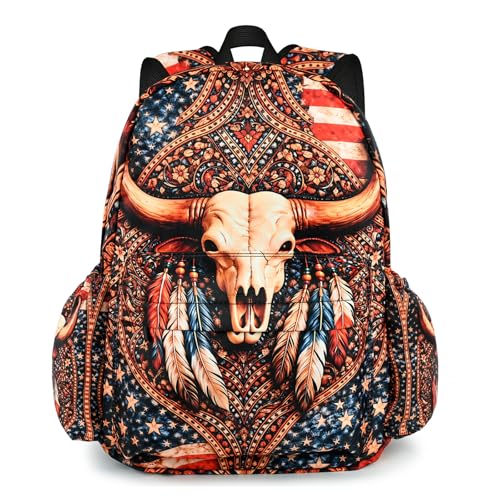 Cow Kids Backpack School Backpack Teens Bookbag for Girls Boys Hiking Camping Travel Sports - color: Cow