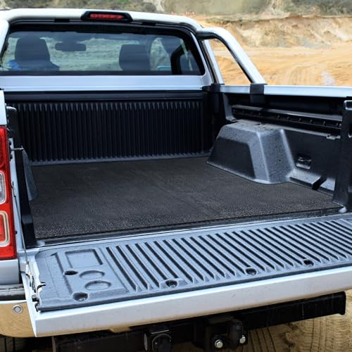 MSI Horse Stall Mat 42in. x 72in. Black Rubber Flooring Mat Tile Trim