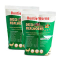 BUNTIE WORMS 20LB Dried Mealworms for Wild Birds and Chicken | High Protein Chicken Treats, 100% Natural Non-GMO Mealworms Chicken Feed for Bluebirds, Chickens, Ducks, Reptiles - size: 20 Pound (Pack of 1)