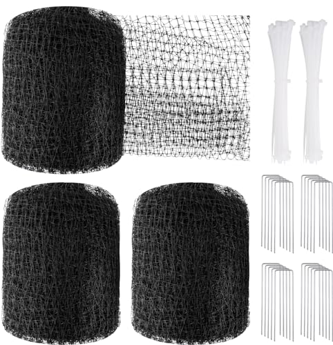 NONMON Bird Netting Deer Fence Netting 2 Pack 5x100FT | Heavy Duty Garden Netting for Chicken Coop, Fruit Trees, Plants, Vegetables Against Birds, Deer, Squirrels and Other Animals - size: 5 x 100ft - 2 Pack
