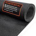 AiBOB Garage Floor Mat, 60 X 40 inches, Oil Spill Mat Under Car, Waterproof Backing Absorbent Pad Protects Floor, Durable, Reusable, Black - size: 3'4" x 5' (Rectangular)