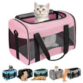 top tasta cat Carrier Large Dog Cat Carriers Puppies up to 30Lbs, Big Dog Carrier Soft Sided, Collapsible Travel Puppy Carrier (X-Large, Pink) - color: pink, size: 20.0"L x 13.0"W x 13.0"H