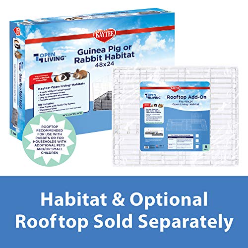 Kaytee Open Living Pet Guinea Pig or Rabbit Habitat Replacement Liner 48" x 24" - size: 48.0"L x 24.0"W x 0.1"H