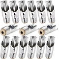 Stainless Steel Pig Nipple Drinker Waterer 1/2" NPT Thread 15PCS | Water Feeder Automatic for Piglets Sows Drinking