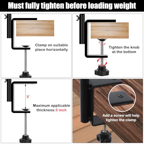 2 Pack 14 Inch Deck Hook, Deck Bird Feeder Hanger, Applicable Deck Thickness 1 Inch-3 Inch - size: 14 Inch