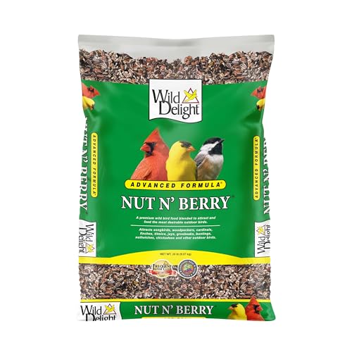 Wild Delight 366200 20-Pound Nut N-Berry Birdfood, 20 lb - size: 20 Pound (Pack of 1), style: Nut N' Berry-20lb