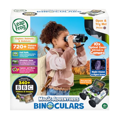 LeapFrog Magic Adventures Binoculars with Screen Capture, Night Vision - color: White