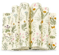 JarThenaAMCS 150Pcs Wildflower Wax Paper Floral Butterfly Deli Paper Sandwich Wrap Tissue Waterproof Oil-Proof Picnic Liner for Party Kitchen Supplies, 9.8 x 8.3 Inch - color: Wildflower