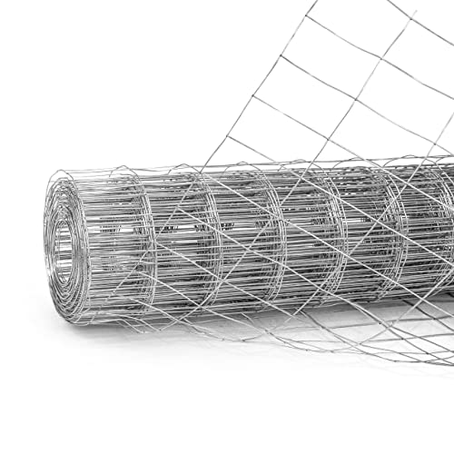 Fencer Wire 14 Gauge Galvanized Welded Wire Mesh Size 2 inch by 4 inch - size: 2 ft. x 100 ft.