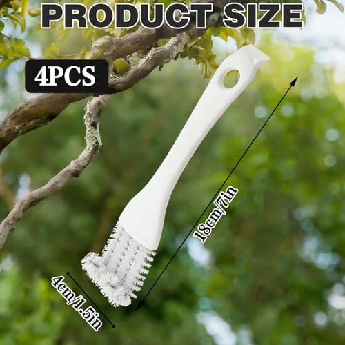 4pcs Birdcage Long-Handled Shovel Cleaner, Bird Cage Tool Accessories Supplies, for Better Cleaning of Bird Droppings from Pet Cages Parrot Cages Bird Perches