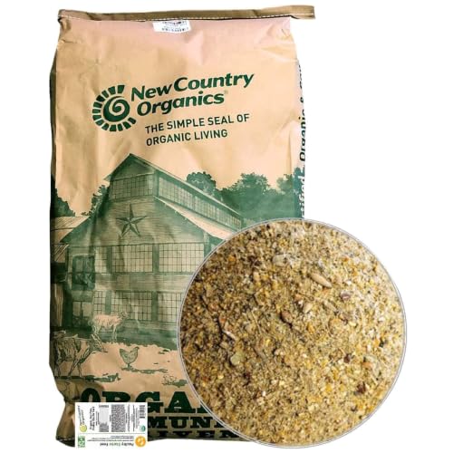 New Country Organics | Starter Feed for Baby Chicks | Soy-Free | 21% Protein | Certified Organic and Non-GMO | 25 lbs - size: 25 Pound (Pack of 1)
