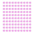 Omabeta Pigeons Leg Rings, Plastic Cold- Durable Lightweight Easy-to-Install Identification Leg Rings, for Pigeon Identification, Pink, 8mm, 100PCS - color: Pink