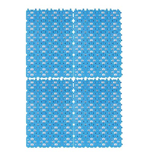 kathson Rabbit Cage Mat Floor Plastic Mats Feet Pads for Pet Cats Dogs Bunny Hamster Rat Chinchilla Guinea Pig (4 Pack) - size: 4 Pack