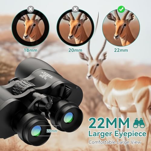 MLight 10-30X50 Zoom Binoculars for Adults, High Powered Military Binoculars for Bird Watching, Hunting, Outdoor, Hiking, Concerts Large View, Waterproof, BK7 Prism, FMC Lens, Low Light Night Vision - color: 10-30X50 (BAK7)