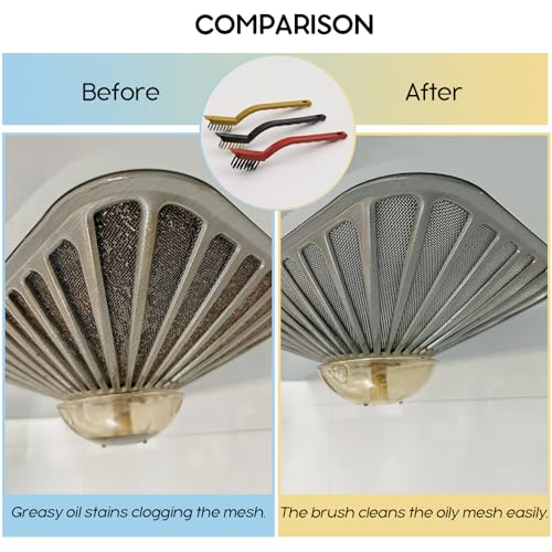9 Pack Crevice Cleaning Brush Set, Hard Bristle Detail Brush Set for Deep Cleaning Kitchen, Bathroom, Grout, Sink, Bottle, Blender, Corners, Tight Spaces