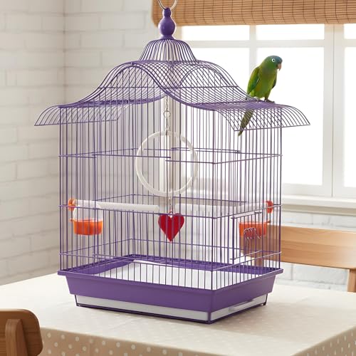 100 Ft x 17.3 Inch Bird Cage Liner, Disposable White Non-Woven Bird Cage Liners Large Size Precut Absorbent Cushion Pad Mat Accessories for Pet, Parrot, Animal