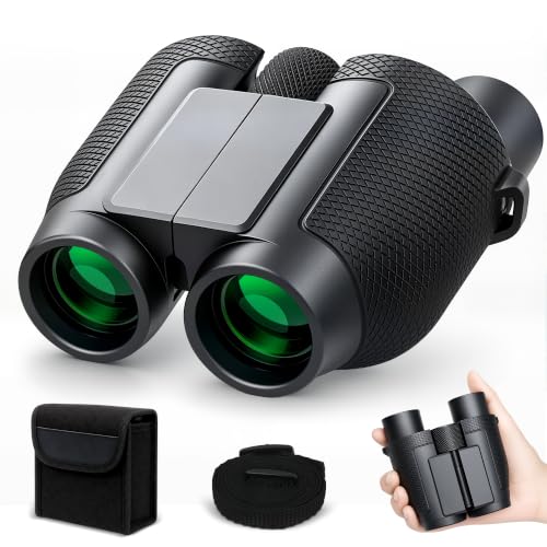 MMIXIO 10x25 Binoculars for Adults, High Powered Binoculars with Large View,FMC BAK4 Prism,for Bird Watching, Hiking,Camping,Travel,Cruise Ship,Concert,Safari,Ideal Gift