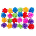 by M&M 2142 Pk24 Rainbow Spike Balls - Classic Rubber Bird Foot Toys, Soft Spikes, Lighweight, Fun to Grab, Small Pets Budgie Cockatiel Lovebird Parrotlet
