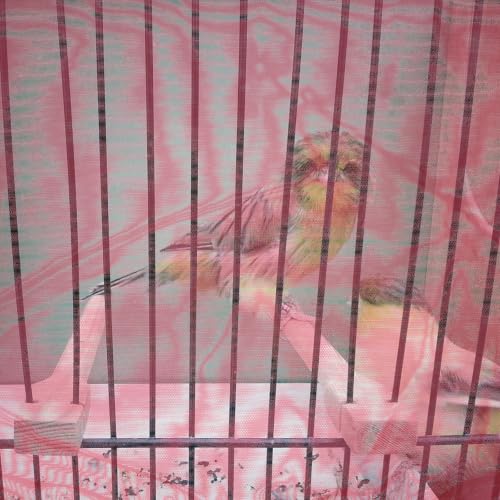 5pcs High-Elastic Breathable Parrot Carrying Bags with Hollow-Out Mesh Design Cloth Material Lightweight Bird Transport Carrier for Outdoor Use Random Color