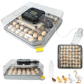 Nest IV - 48 Egg Incubator for Breeders, Fully Automated, Accurate Humidity & Temp Control, Chick Separator, Flexible Egg Spacing, Custom Incubation Days, Auto Turning & Auto Stop, Easy Monitoring - size: 48 Egg [Black]