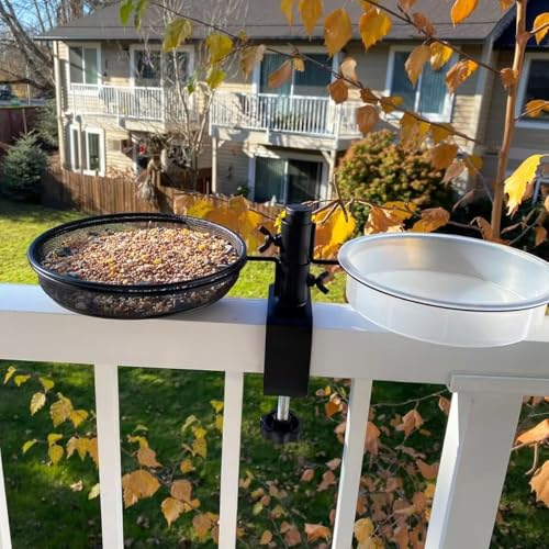 2pcs Metal Round Bird Feeders Tray, Wild Birds Seed Feeder Tray, Bird Mesh Tray Outdoor Accessory for Humming Feeder Station - color: Metal Tray*2
