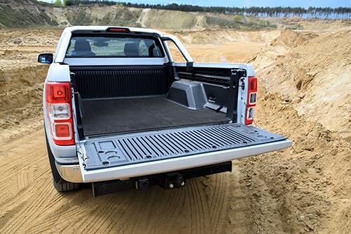 MSI Horse Stall Mat 42in. x 72in. Black Rubber Flooring Mat Tile Trim