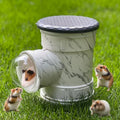 Hamster Carrier Cage, Marble Print Anti-bite and Chewproof Design, Table Chinchillas Cage for Small Guinea Pig Bird Parrot Budgies, Front and Top Ventilation