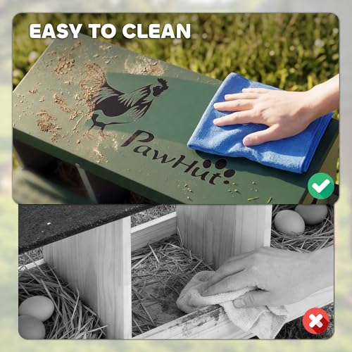 PawHut Chicken Nesting Boxes 8 Compartment for Hens Ducks, Silver | Two-Tier Egg Laying Boxes, Vented Holes, Easy Egg Collection, Metal Nesting Boxes for Chickens - size: 43.7"L x 21.7"W x 37.6"H, style: Open Front