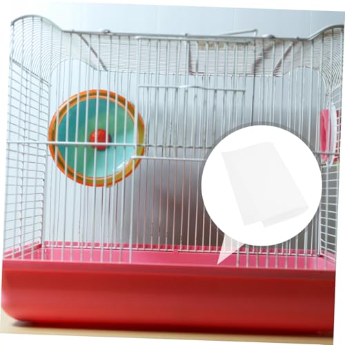 UPKOCH 100pcs Bird Cage Liners Absorbent Disposable Pads for Parrots and Animals Durable Odor Cage Cushion for Easy Cleanup - size: 44X31CM