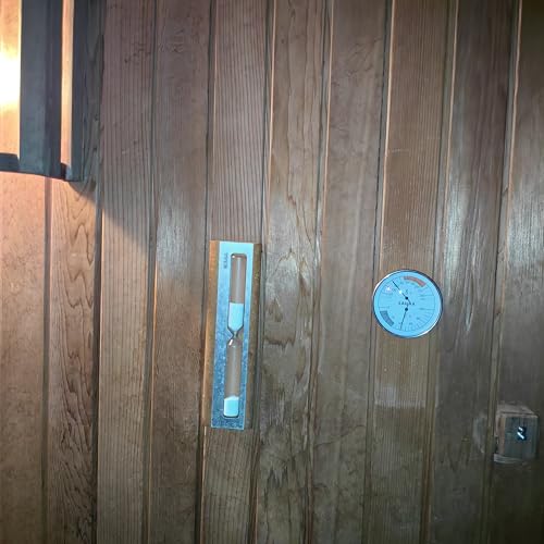 Sauna Thermometer and Hygrometer Combo – Precise Temperature & Humidity Gauge for Sauna Roomsk, Temperature Range 70-250°F, Humidity Range 0-100%