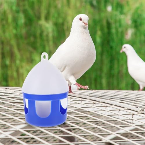 Angoily Pigeon Water Feeder 6.3 Inch Detachable Bird Water Dispenser for Pigeons Quail and Small Birds Easy Clean Outdoor Bird Feeder Accessories