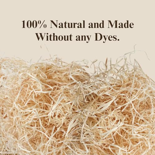 Aspen Wood Excelsior, Ribbon Cut, Small 1-Pack | Natural Aspen Wood Excelsior for Crafts & Animal Bedding, Cages, Soft & Absorbent, Dye-Free, Family Owned, USA Made - size: Small 1-pack, style: Ribbon Cut