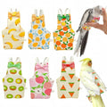 6 Pcs Bird Diapers Bird Harness Flight Suits Diapers Reusable Parrot Nappy with Waterproof Inner Layer Washable Cute Urine Wet Suit Costume for Cockatiel Conure Budgie Macaw Parakeet, S - size: S