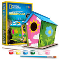 National Geographic Build Your Own Wooden Birdhouse Craft Kit for Kids | DIY Wooden Birdhouse, Paints and Brush, Bird-Watching Journal, Educational Poster, Outdoor Nature Craft, Birthday Gift - style: DIY Birdhouse