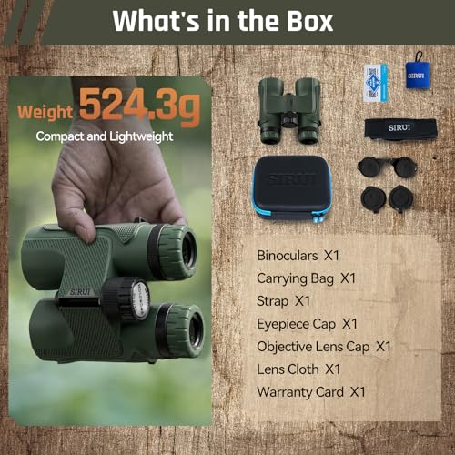 Beyond 10x42 Binoculars with ED Glass, HD Optical System, Waterproof, Fogproof, Tripod Adaptable, Rubber Armor for Outdoor, Bird Watching