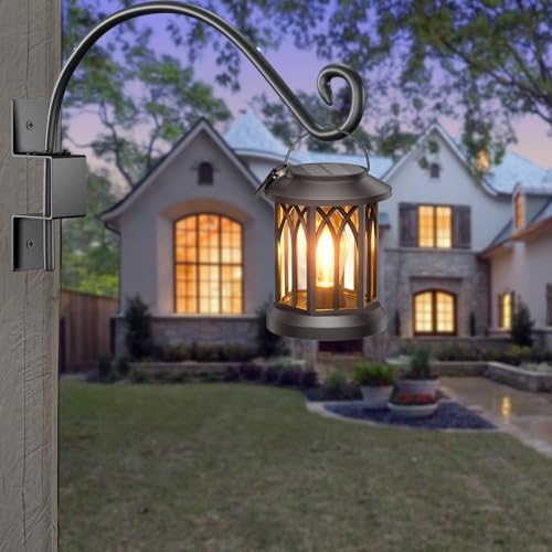 15inch Swivel Plant Hangers Outdoor- 2PCS Heavy Duty Iron Planter Hanging Hook Bracket Swivel Bird Feeder Hanger Hook Metal for Flower, Lantern, Wind Chimes - size: 15inch