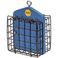 Birds Choice Suet Cage Feeder, Holds 2 Suet Cakes | Hanging Bird Suet Feeder for Woodpeckers, Jays, Nuthatches | Vinyl Coated Grids | Sturdy for Garden, Backyard, Outdoor | Deep Blue, 5"L x 4"W x 8"H | Vinyl Coated Grids, Serves Woodpeckers, Jays and Nuth
