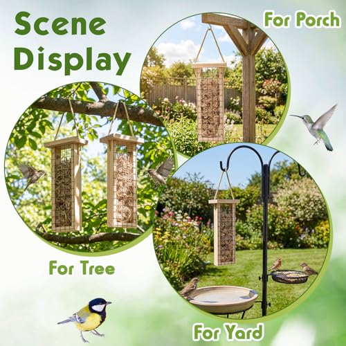 2 Pcs Bird Nesting Material, Hummingbird Nest, Natural Nesting Fiber Cotton, Refillable Nestings Accessories for Wild Bird, Enjoy Birds Gardening Outside, Garden Decoration Gifts (Grid Style) - size: Grid Style