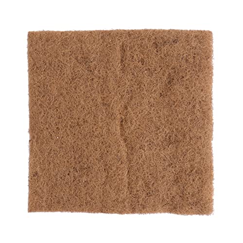 HANABASS 1pc Coconut Fiber Hatching Mat for Poultry Nesting and Incubation Moisture-Absorbing Cushion Natural Dust Coconut Strainer for Chickens and Pet Birds