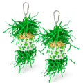 Bonka Bird Toys Shamrock 2778 Sola Cup 7" x 3" Bird Toy Parts Natural Sola Fiber Parakeet Cockatiel Conure Quaker for Chewing Shredding and Foraging (Pack of 2) - size: Pack of 2