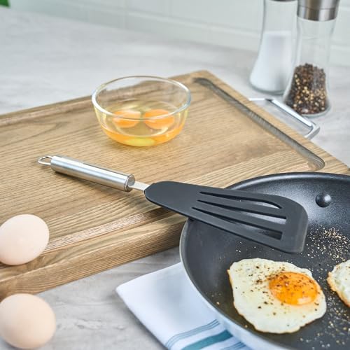 Restaurantware Black Silicone Fish Egg Turner Spatula - size: Silicone Fish/Egg Spatula