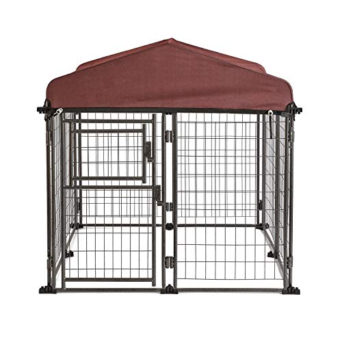 TWO by TWO Haven Expandable Kennel, Black, Medium